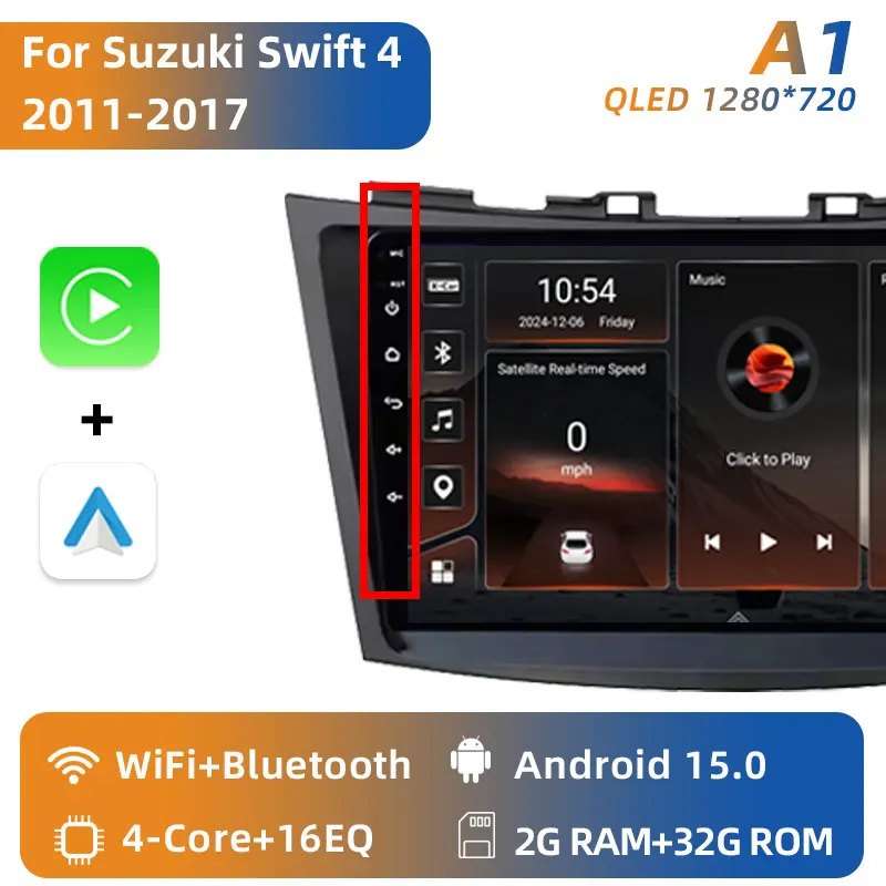 Android 16 Autoradio Stereo Voor Suzuki Swift 4 2011 2012 2013 2014-2016 Multimedia Video Player 2 Din auto Audio G Stereo Audio