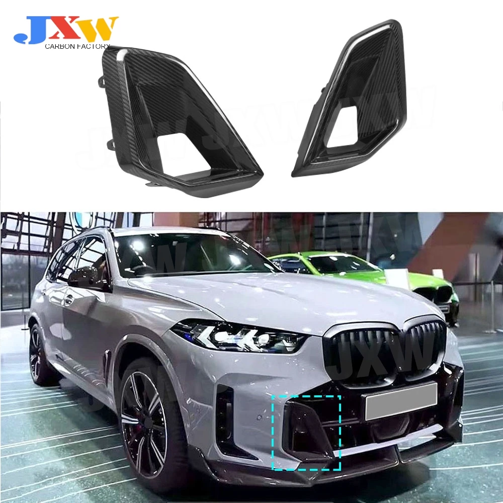 

Dry Carbon Fiber FRP Front Bumper Air Vent Decorative for BMW X5 G05 G18 LCI M Sport 2023+ Bumper Decoration BodyKit