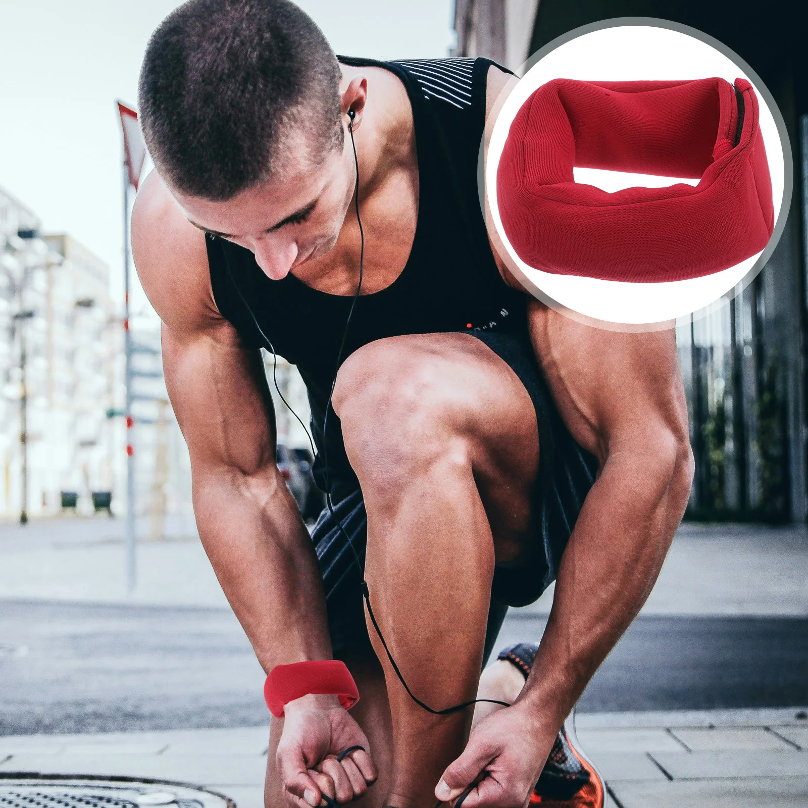 مجموعة أوزان الكاحل المعصم القابلة للتعديل للنساء والرجال، أساور مرجحة للجري والمشي والتمارين والبيلاتيس واليوجا وقوة التمارين #1