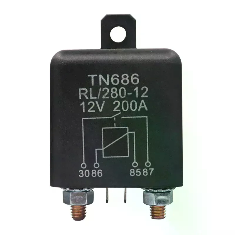 High Current Relay Starting relay 200A 100A 12V/24V Power Automotive Heavy Current Start relay Car relay