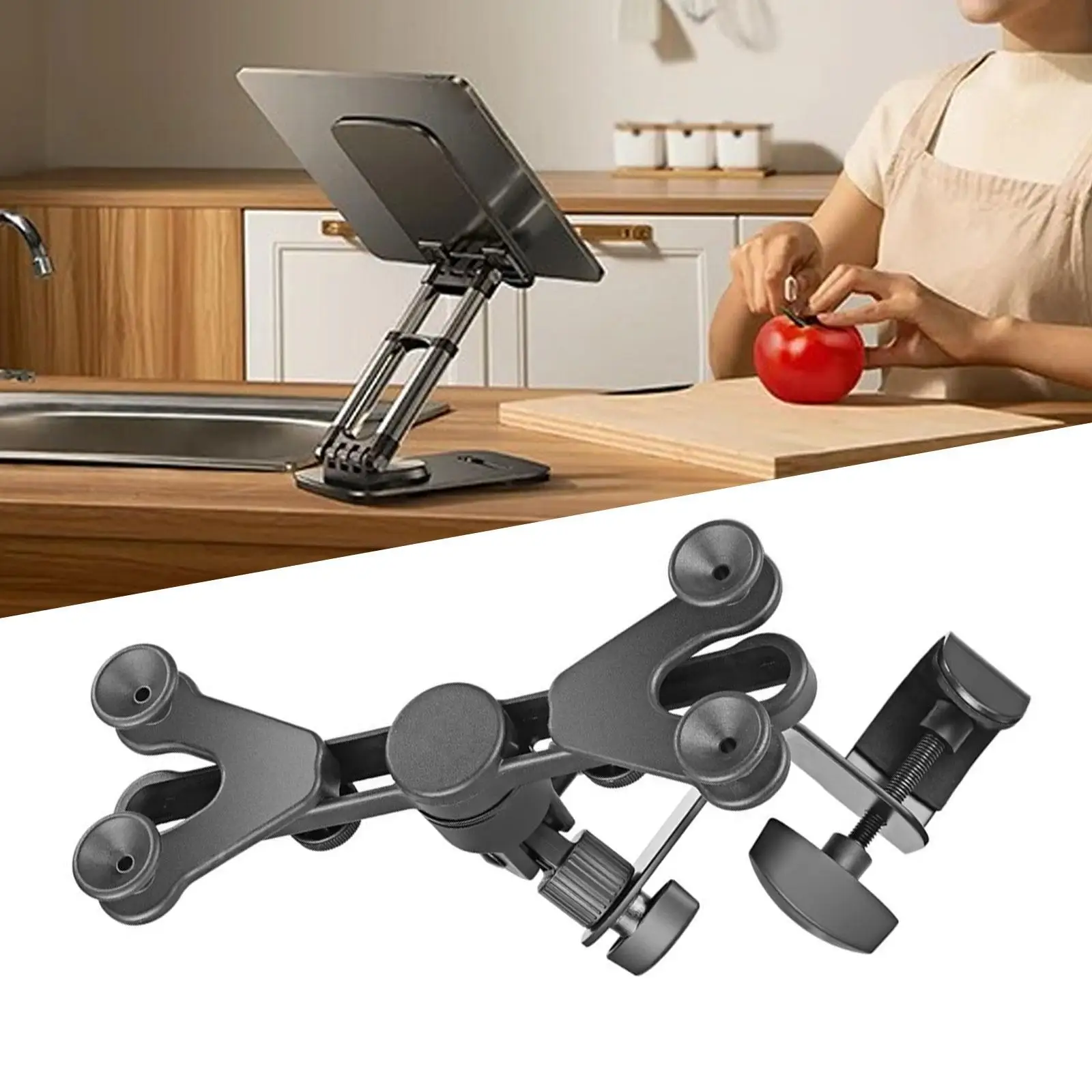 

Adjustable Phone Tablet Holder for Microphone and Music Stand Guitar Musician Elegant Gift Easy Installation 360 Degree Rotating