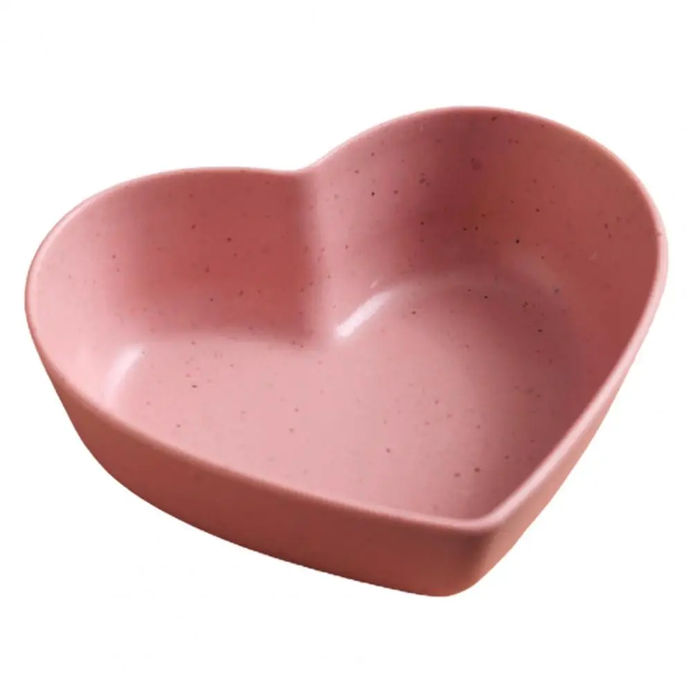 Practical Snack Plate  Heart-shaped Nordic Style Dessert Dish  Food Grade Snack Plate