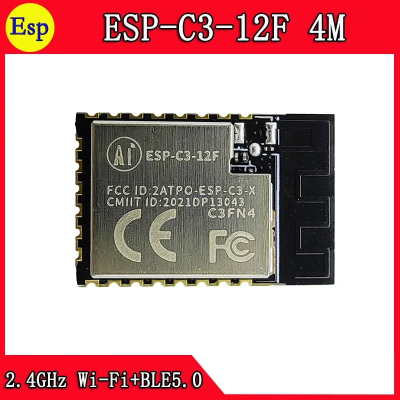 

ESP-C3-12F ESP-C3 WiFi+ BLE5.0 2.4GHz WiFi Wireless Dual ESP32-C3