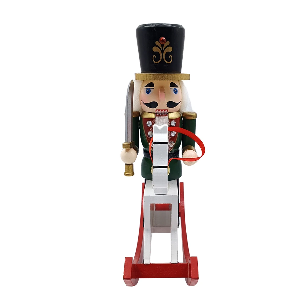 

Nutcracker Ornament Christmas Soldier Tabletop Decor Wooden Nutcrackers Figurines Centerpieces