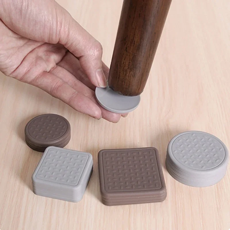 Self-adhesive Table Chair Foot Pads Table Legs Furniture Leg Rug Anti Scratch Floor Protector Covers Anti Slip Mat 8/16PCS