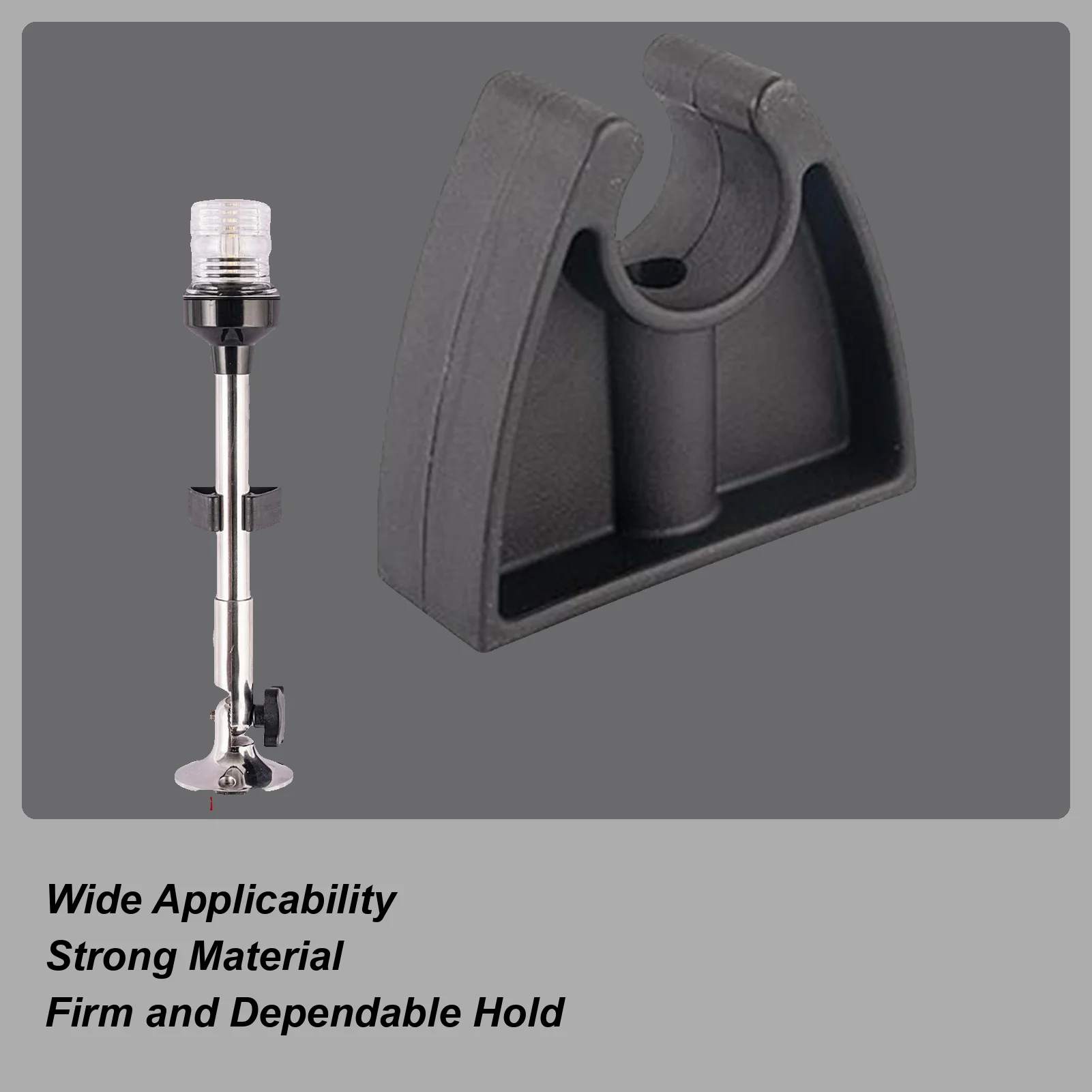 

Зажимы для хранения фонарей для лодки, черный зажим для фонаря, аксессуары для корабля, зажим для организации фонарика, док-станции для яхты, каяка