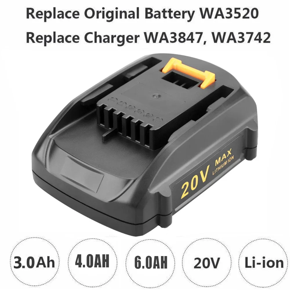 Customized 18V Battery For WOX WA3525/WA3520/WA3512 Electric Drill Tools Wrench Hammer Rechargeable Lithium Li Po Battery