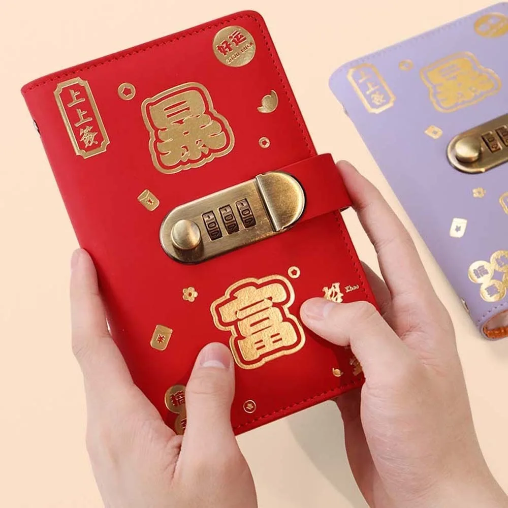 With Password Lock Saving Money Binder Handbook Wallet Storage Planner Organizer A6 Cash Envelopes Budget Binder with Lock