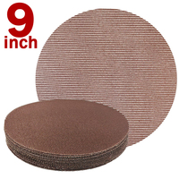 5-20Pcs 9inch Mesh Sanding Discs Hook&Loop Abrasive Dust Free Disc Anti-Blocking Sharp Grinding Sandpaper for Wood Furniture
