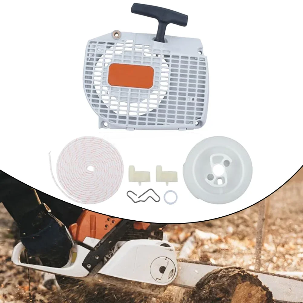 2026 New MS460 Recoil Starter  With Rope & Pulley Kit For Stihl= 044 046 MS440 MS460 MS= 440 460 Magnum= Chainsaw Replace Parts
