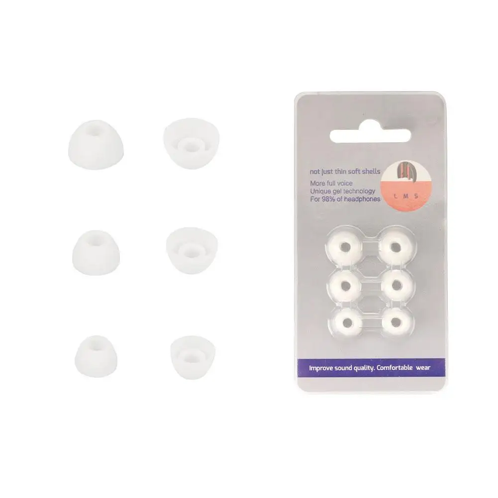 Silicone Earbuds Substituição para Buds Beat Solo, substituição de longa duração, Ear Comfort Dicas, Earcaps Bluetooth, J1J2