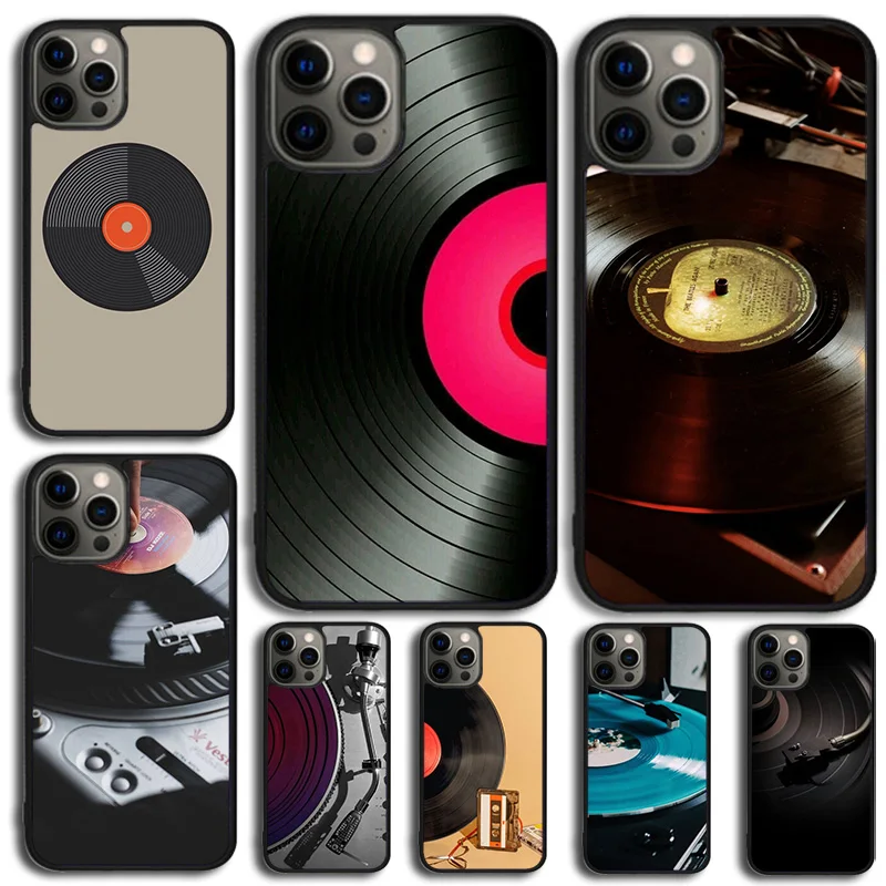 Vinyl Record Retro Phone Case For Samsung Galaxy S10 S22 S23 S24 Note 10 20 Lite S20 Plus S21 Ultra Back Cover