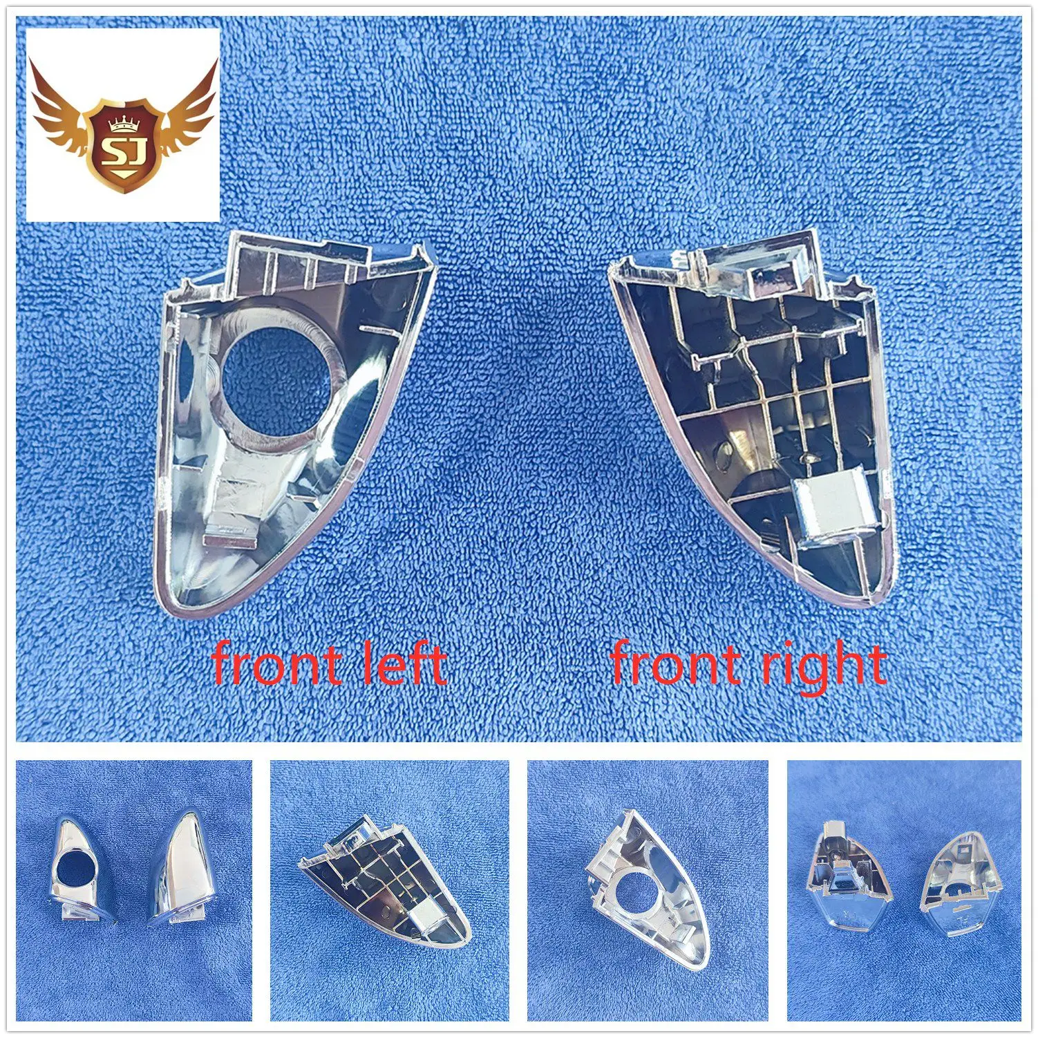 Exterior Door Handle for Hyundai Sonata 2015-2019, Front Left and Right Chrome