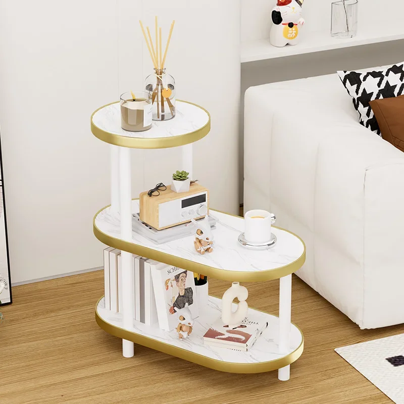

Movable Side Table Sofa End Table Living Room Storage Shelf Simple Home Furniture