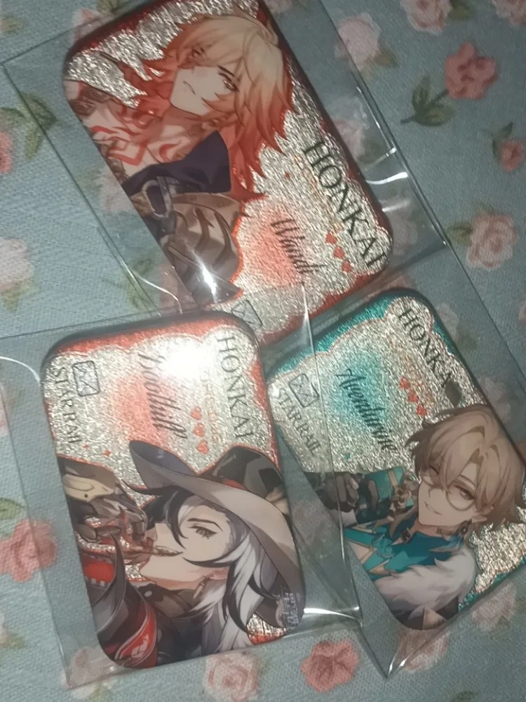 Honkai: Star Rail White‑Day Boothill Aventurine Jiaoqiu Tin Badge Backpack Charm Fan‑made Merch Collectible Pin Souvenir Gifts