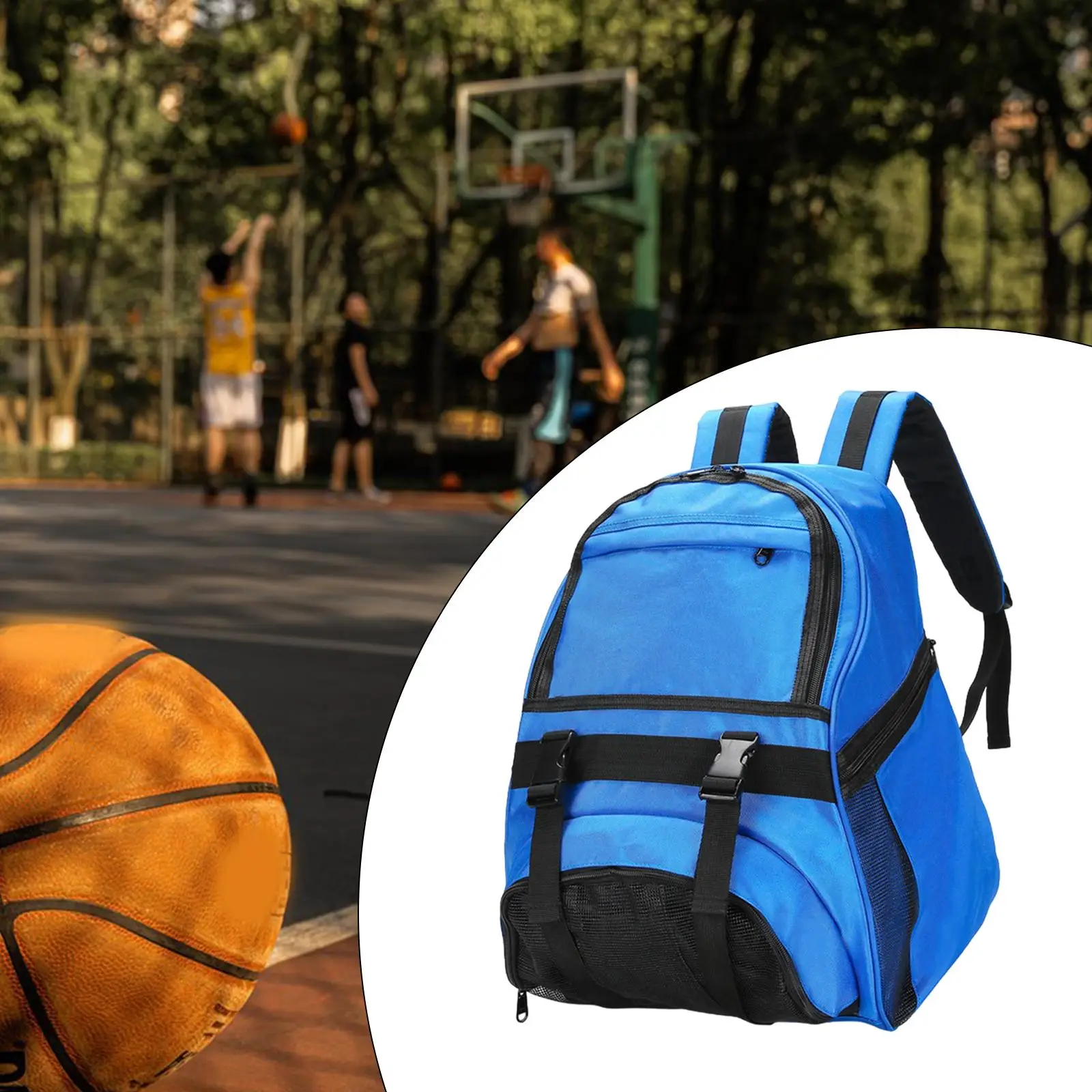 Basketball Backpack Storage Bag Soccer Bag Backpack for Travel Tennis Sports