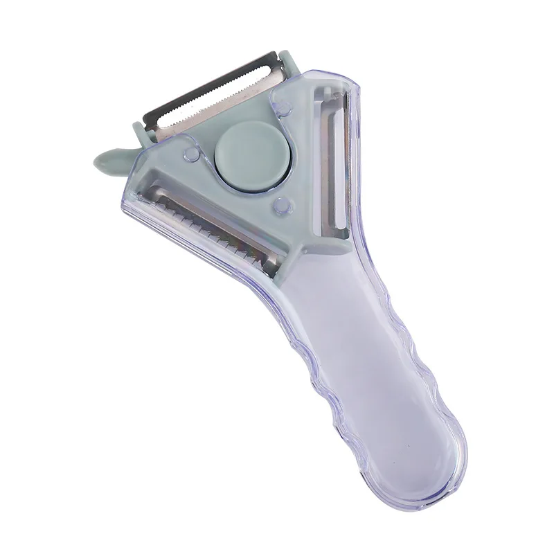 Practical 3-in-1 Kitchen Rotating Fruit and Vegetable Peeling Knife Vegetable Peeler Grater Peeling Knife
