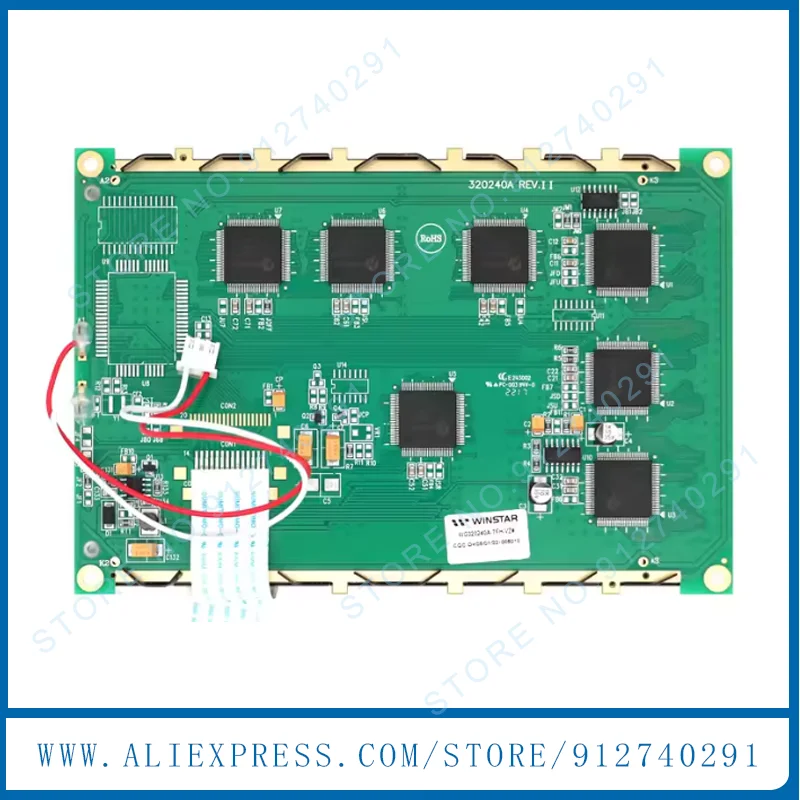 

Совместимый новый WG320240A-TFH-VZ # 060 BG320240A WG320240A WG320240A-TFH Панель промышленного TFT ЖК-дисплея