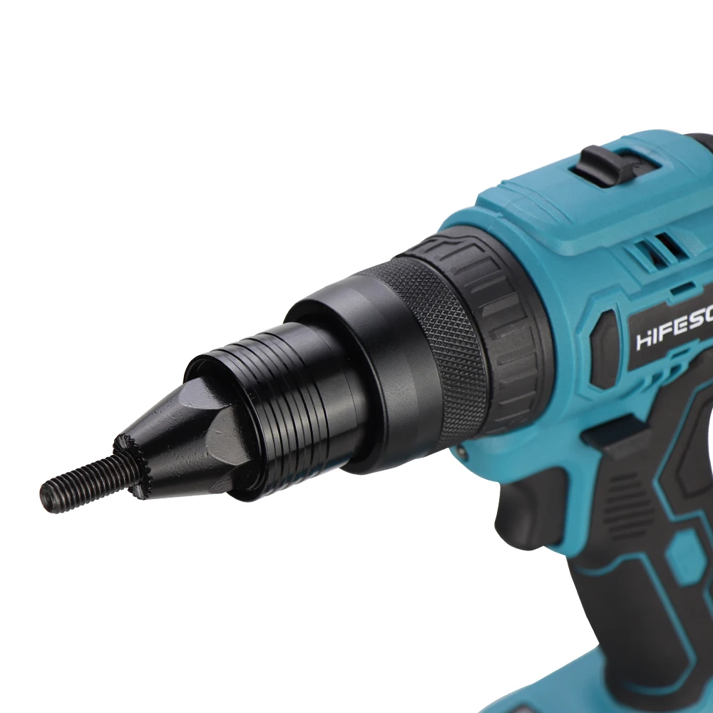 HIFESON M5 M6 M8 Electric rivet nut gun Kit 18V Riveting Nut Tool Automatic Blind Riveting For Makita batteries