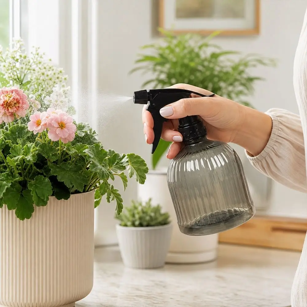 New 500ml Plant Spray Bottle Fine Mist Reusable Fine Mist Sprayer Adjustable Spray Flower Sprayer Plant Care