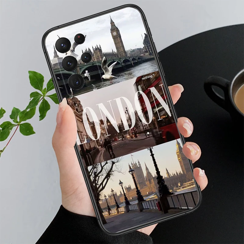 

London aesthetics Phone Case For Samsung A55 A16 A56 A36 A35 A15 A53 A54 A33 A34 A25 A05S A52 A52S A14 A24 A26 A71