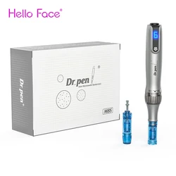 Dr. pen Ultima M8S Wireless Professional Derma Pen with 2 Needle for Hair Growth Microneedle Therapy Anti Backflow Micro Pen