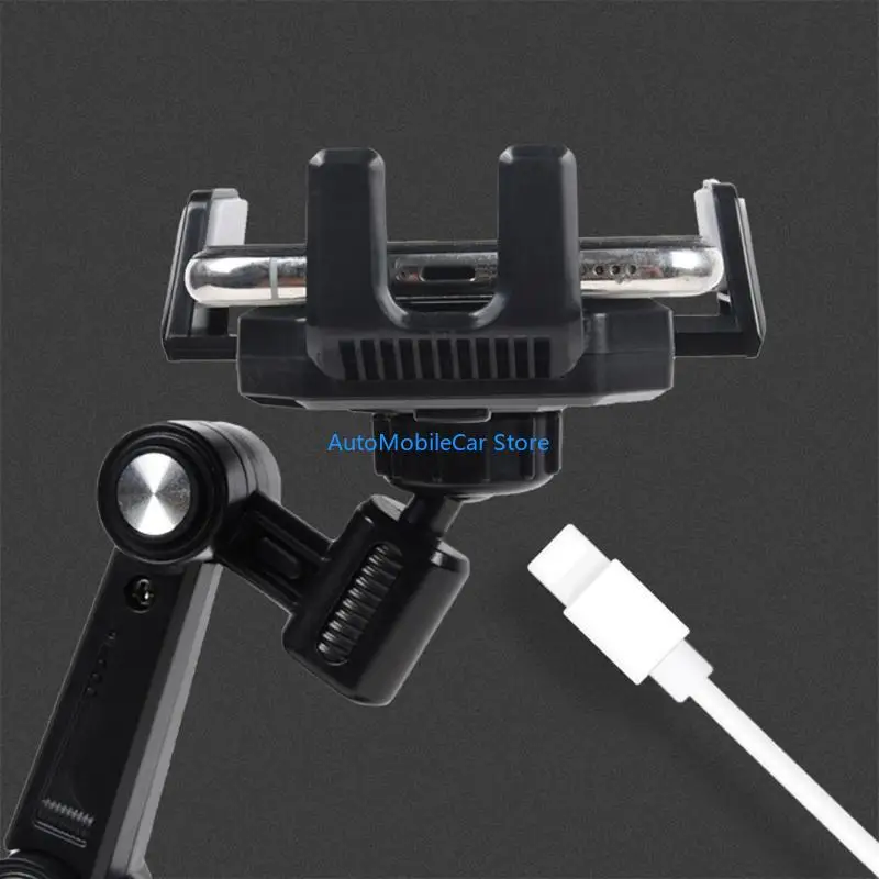 G8TE Adjustable Universal Truck SUV Car Phone Mount with Powerful Clamps Sucker Cup Holder for Dashboard Windshield Bracket