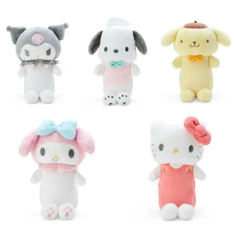 

Cute Cartoon Kawaii Sanrioed Kuromi My Melody Cinnamoroll Hello Kitty Pochacco Plush Doll Zipper Pen Bag Storage Bag