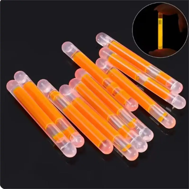 10/50PCS Mini Glow Sticks Fluorescent Light Outdoor Camping Night Fishing Gadgets Mix Multicolor Festival Party Luminous Prop