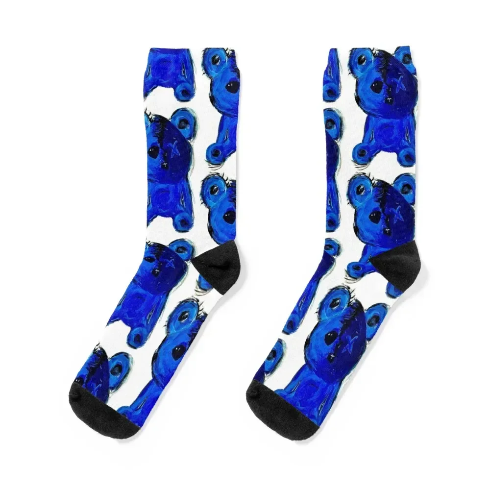 

Teddy on a Jet Socks winter Men's sport Socks Male Women's