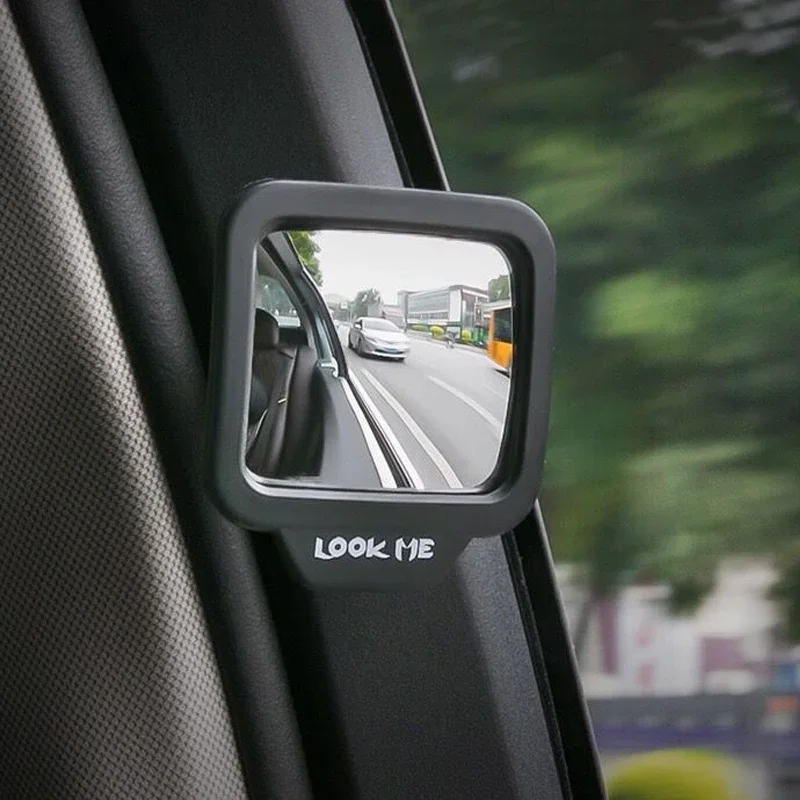 Car Rear Mirror 270 Degrees Wide Angle Car Rear Seat Rearview Mirror Auxiliary Rearview Eliminate Blind Point For Safety