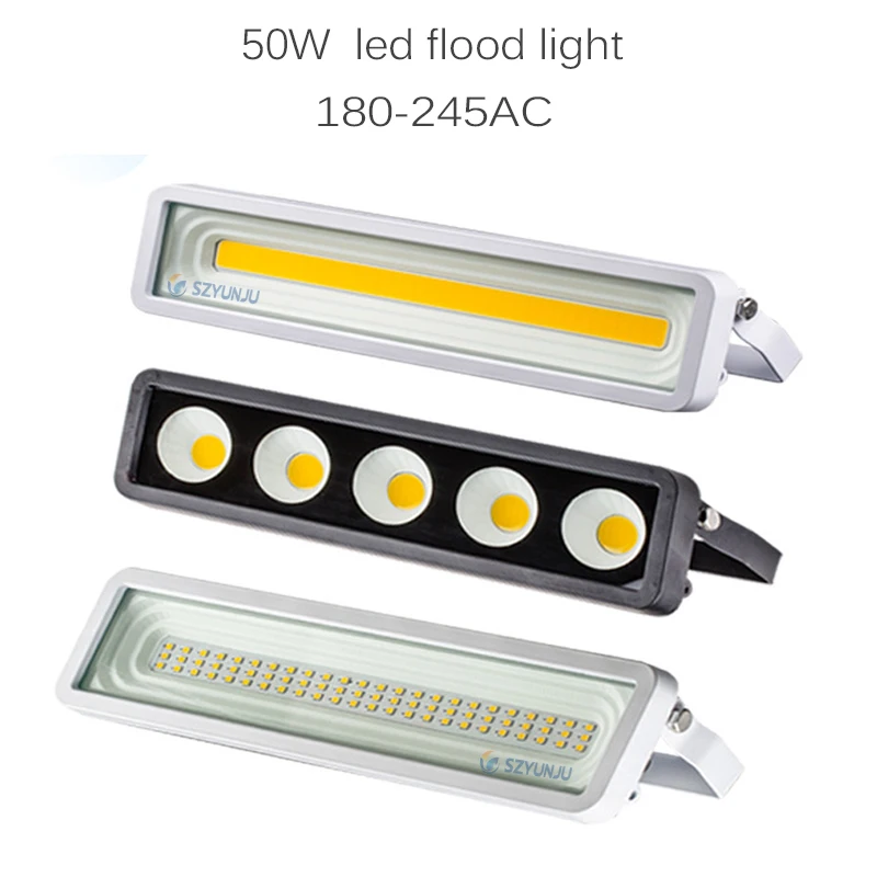 

50W 100W IP66 waterproof projector led lamp led flood light Landscape wall outdoor housing Lighting 180-240V spotlight