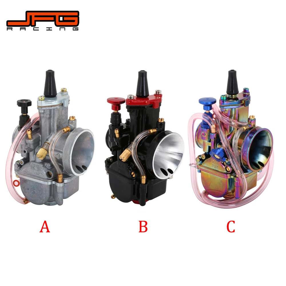 Motorcycles High Performance Universal Modification Carburetor For Keihin PWK 21 24 26 28 30 32 34 MM Motocross Dirt Bike Racing