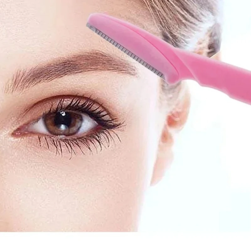 Wenkbrauw Trimmer Messen Makeup Tools Draagbare Gezicht Scheermes Haar Remover Cutter Brow Epileren Ontharing Eye Scheerapparaat Blades