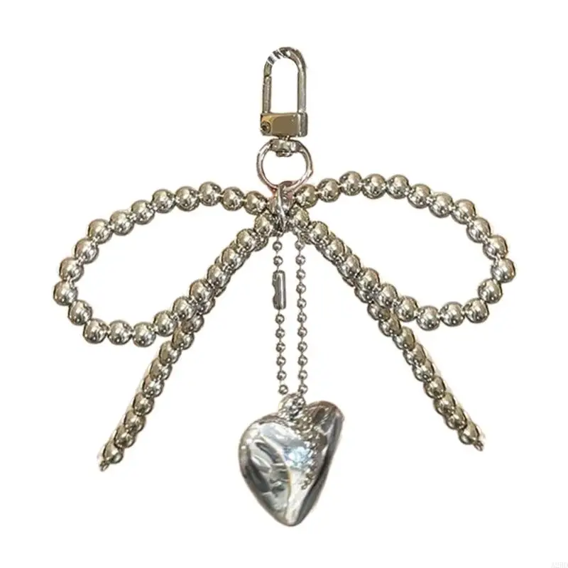 

A2BD Bead Bead Knot Heart Charm Charm рюкзак украшения украшения для женской девушки