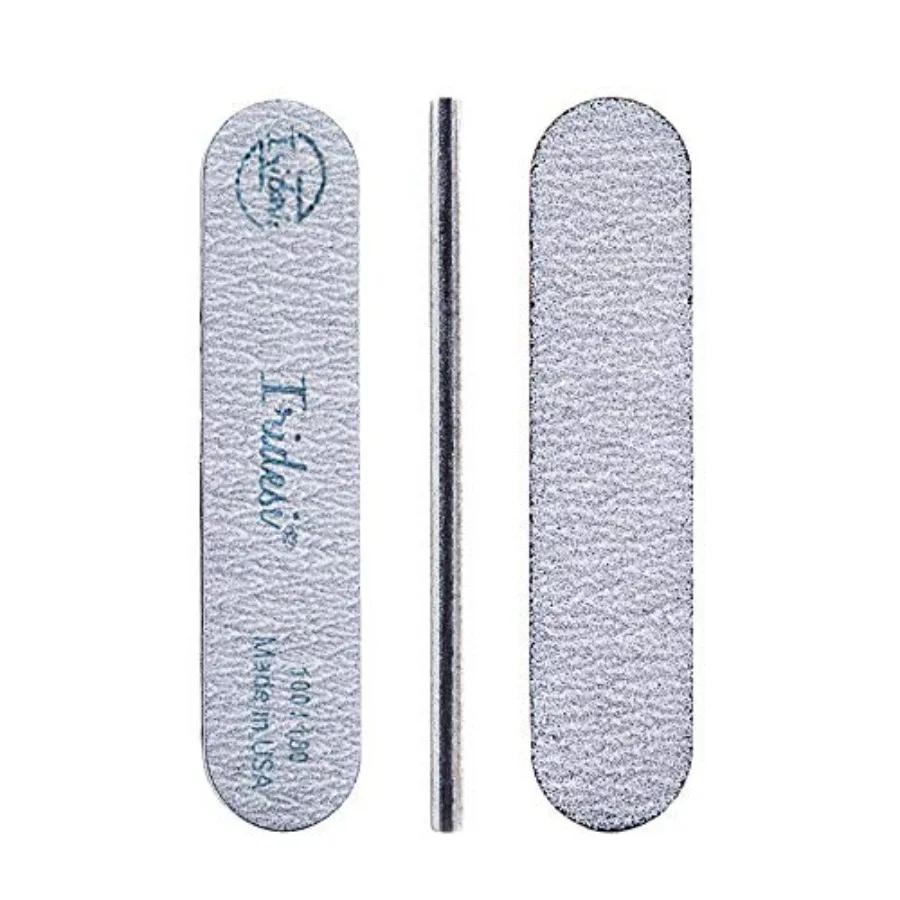 

Iridesi Mini Zebra Nail File 100 180 Emery Boards 3.5 Inches Long by.75 Inches Wide Fingernail Filers Per Pack 50