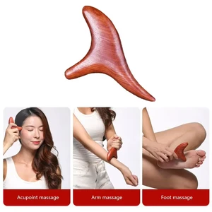 1 BUAH Alat Pijat Titik Pemicu Kayu Kaki Leher Gua Sha, Alat Pijat Terapi Kayu Profesional Home Gym untuk Wajah Tangan Kaki Belakang 8 terapi kayu penjualan terbaik - №