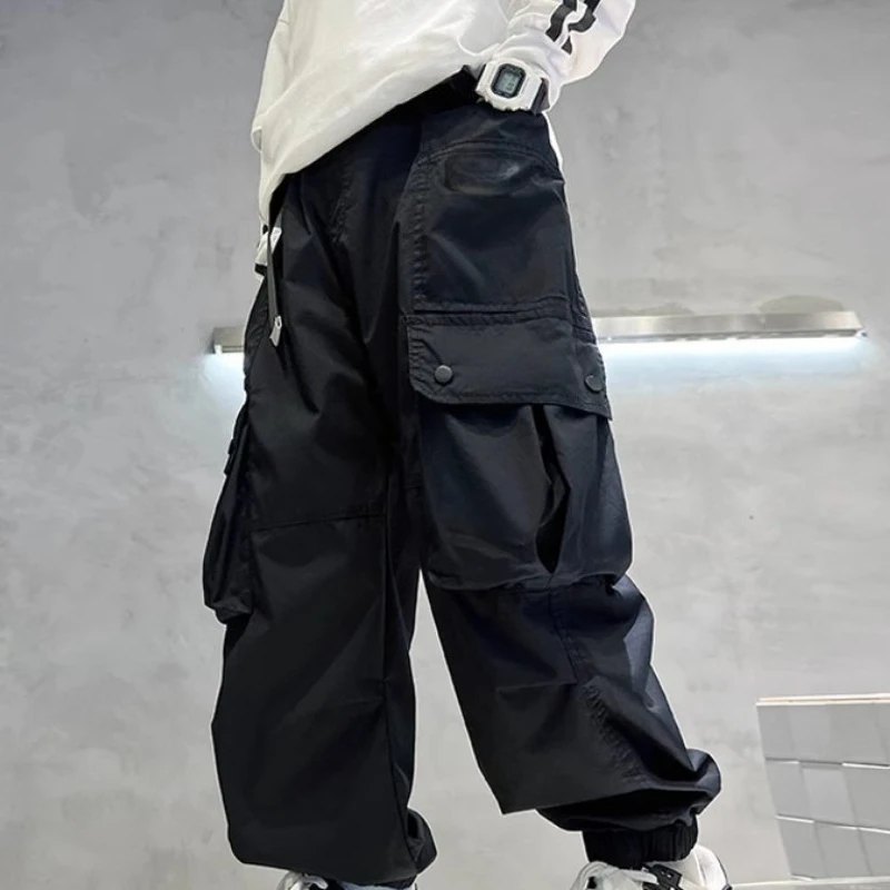 

2026 Boys‘ Cargo Pants, Autumn Casual Long Trousers for Big Kids Early Fall Comfortable Bottoms New Arrival