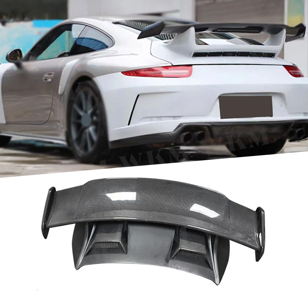 For Porsche 911 GT3 2015 2016 2017 2018 Carbon Fiber Rear Spoiler Trunk Wing Rear Wing Roof Wing Car Styling Accessories FRP