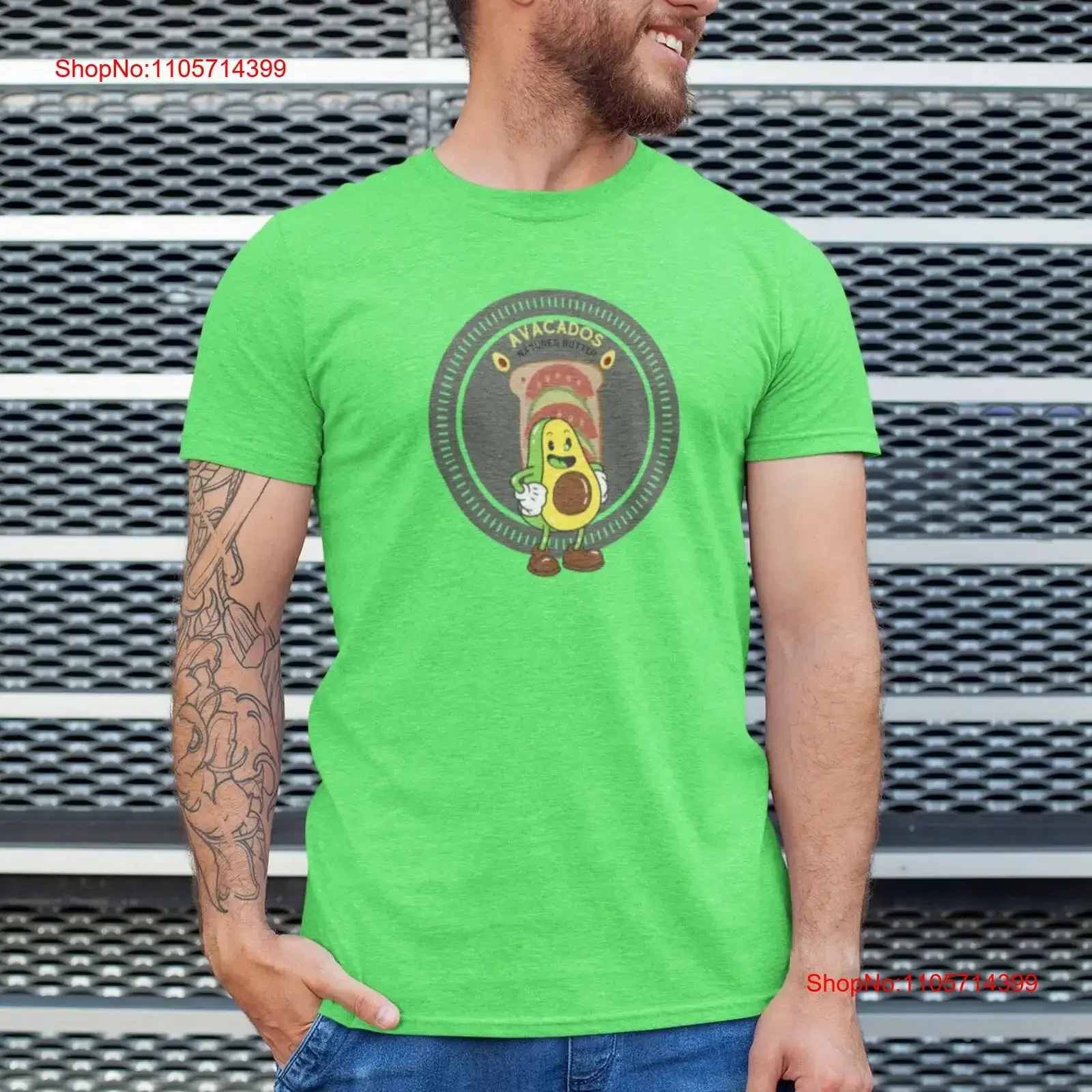 Avacados Funny Ultrasoft Airlume T Shirt vintage Washed Casual graphic Unisex Comfortable Breathable homme