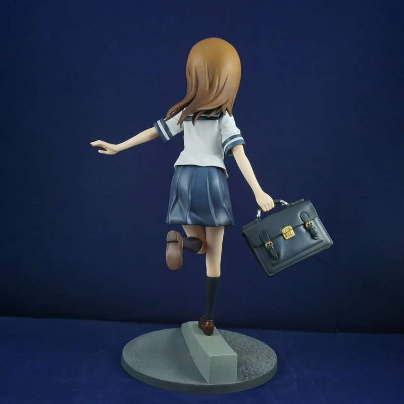 20cm 놀리는 마스터 Takagi-San Takagi 집에 가는 길 애니메이션 소녀 그림 모델 동상 컬렉션 데스크탑 장식 장식품 장난감