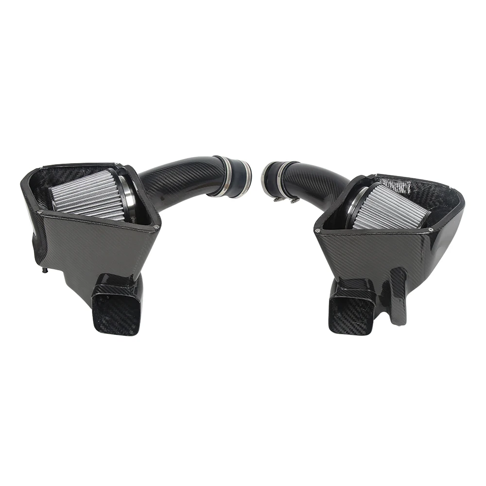 Für BMW M5 F90 2018–2023 Kohlefaser-Lufteinlasssysteme Pre-preg S63 4,4 T Premium-Luftfilter