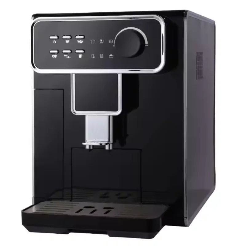 Full Automatic Espresso Cappuccino Latte Coffee Maker 15 Bars Pressure Multifunctional Smart Machine Screen Electric Hotel RV