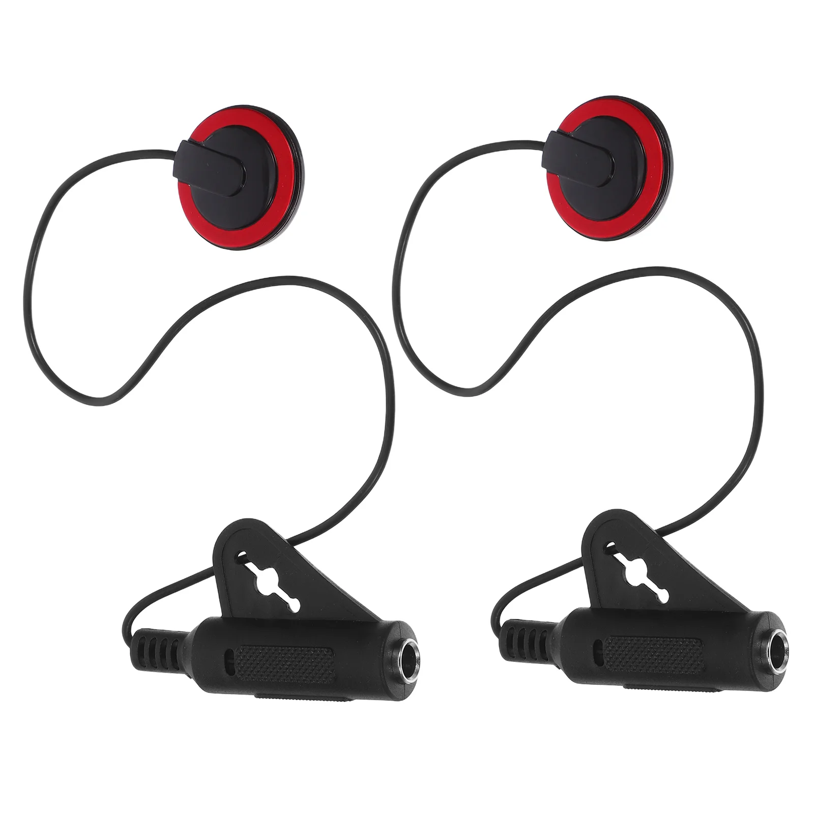 

2 Pcs Guitar Pickups Microphone Banjo Acoustic Ukulele Instrument Piezo Metal Contact Classical Electric Erhu