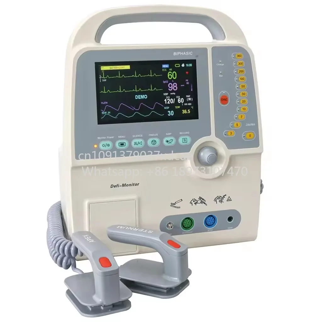 Desfibrilador Externo Automático (DEA) Bifásico 2026 de Última Generación con Batería de Litio para Hospitales
