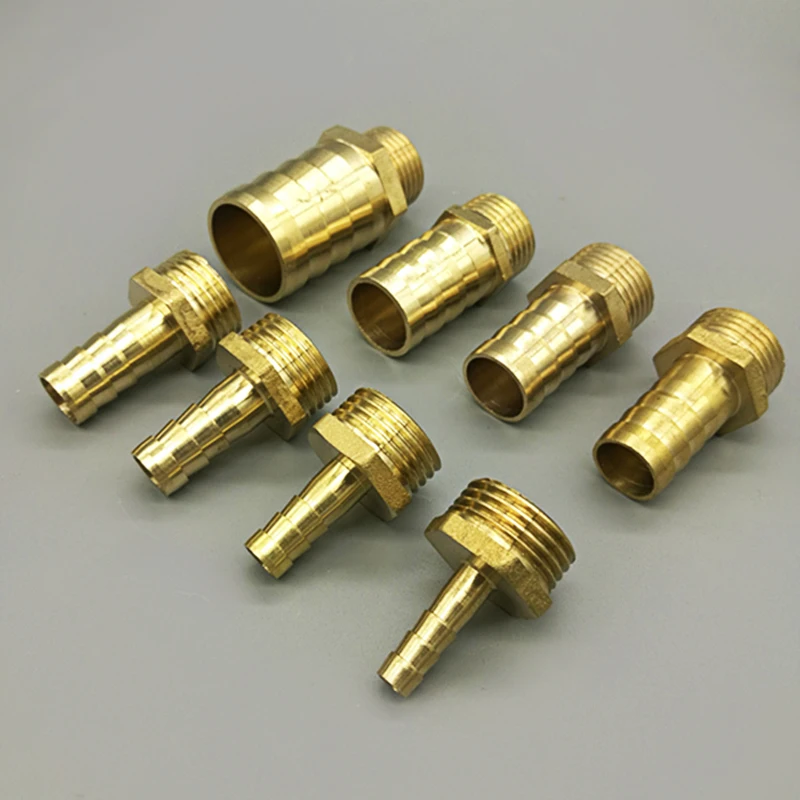 Brass Pipe Fitting 6/8/10/12/14/16mm Hose Barb Tail 1/8\