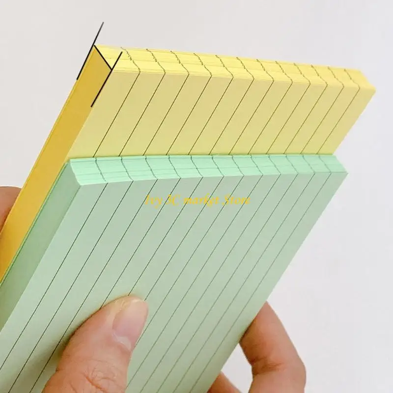 D7YC 900 Sheets Double Sided Ruled Note Paper Colorful Lined Notepads Memo Sheet For Daily Note Taking Office School Supplies
