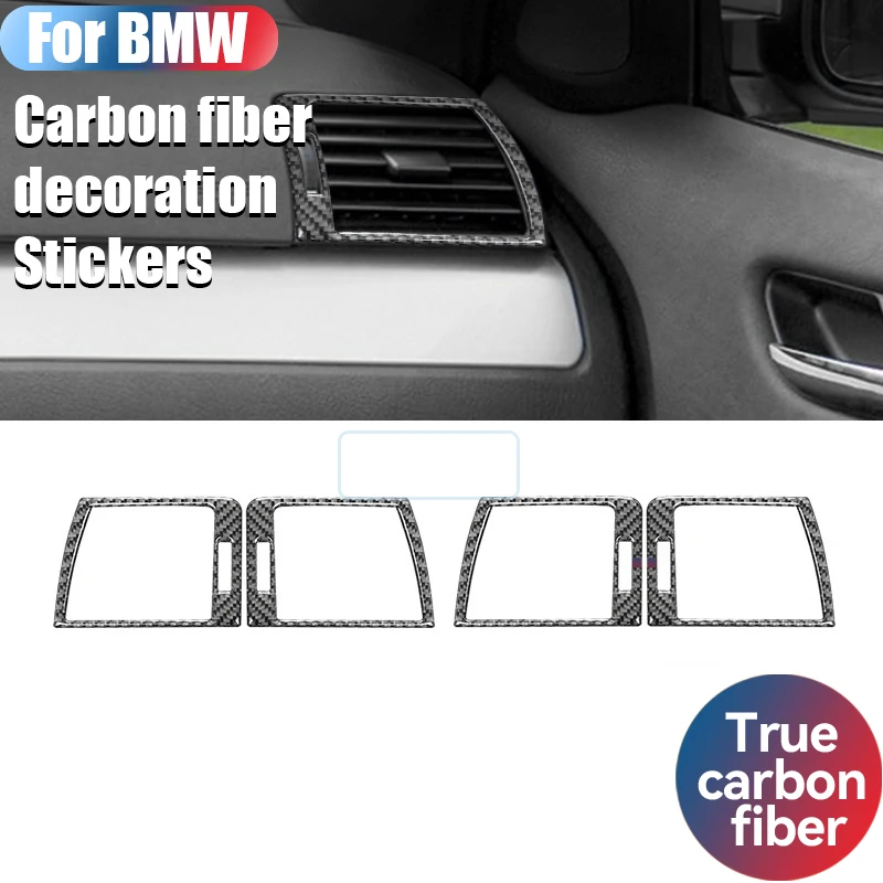 

For BMW 3 Series E46 Carbon Fibre Sticker Decorative Sticker for Left and Right Air Vents in the Center Control Car Accessories