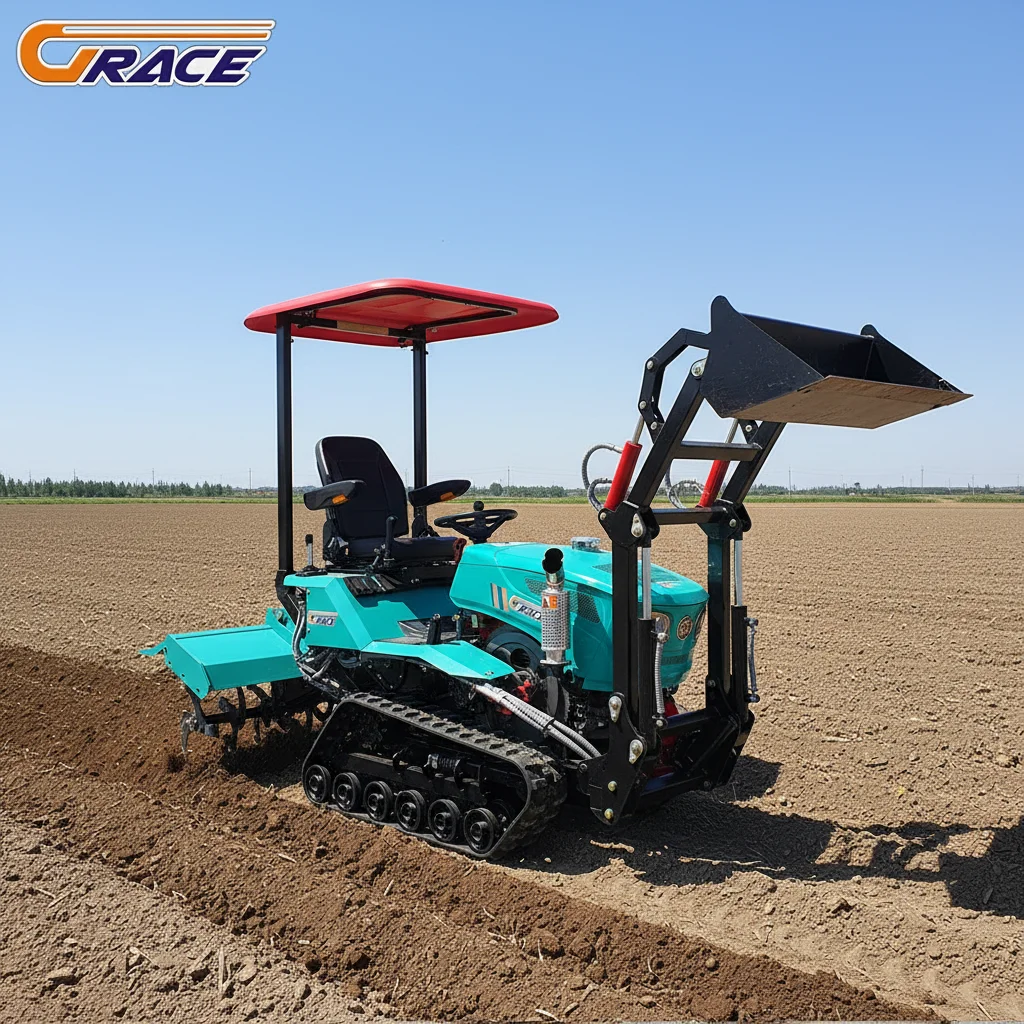 Customize Multifunctional Crawler Tractor For Plowing Harrowing And Seeding