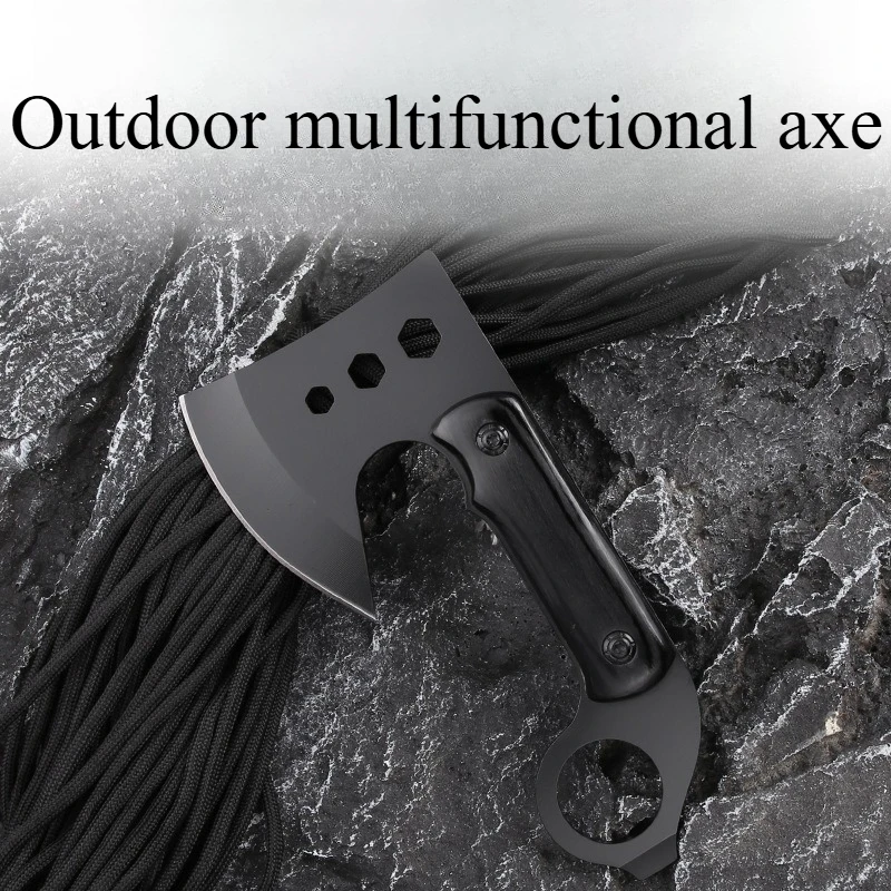 

Outdoor Camping Multifunctional Axe Fire Truck Mounted Self-defense Axe Practical Tactical Axe for Cutting Down